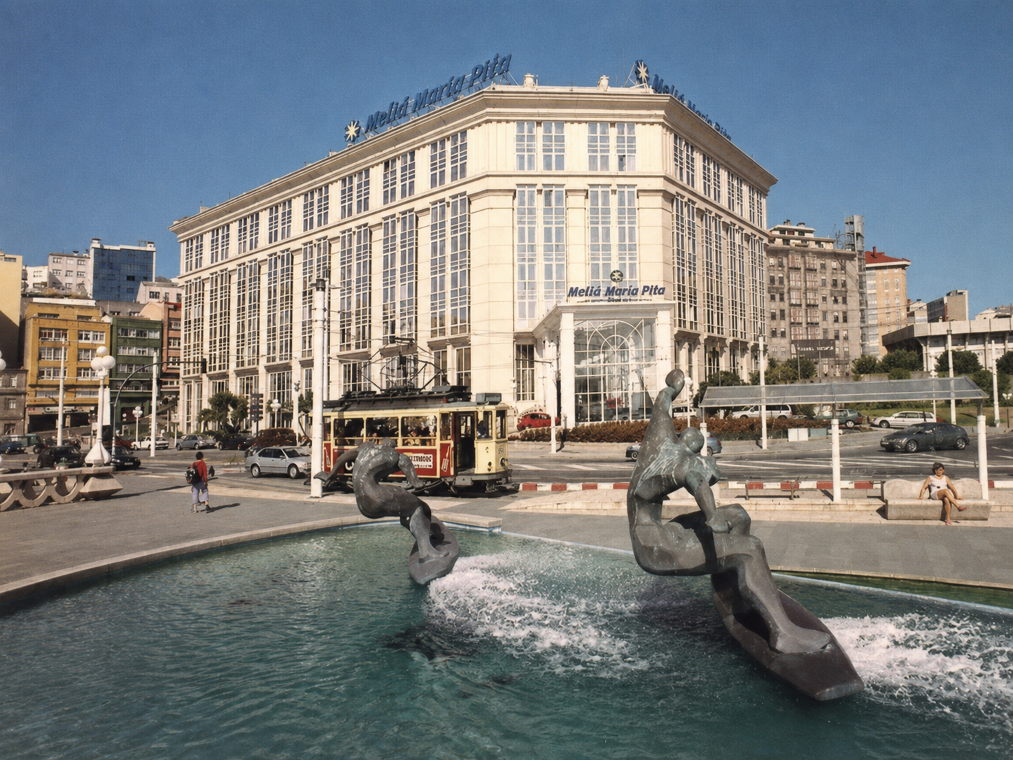 Hotel Meliá María Pita de A Coruña, donde Koke Trigo empezó su trayectoria en cocina con 17 años.