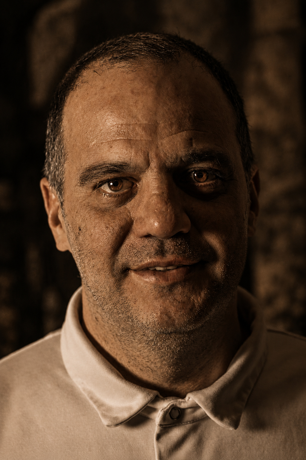 Retrato del chef Koke Trigo en la cocina de A Espiga en A Coruña.